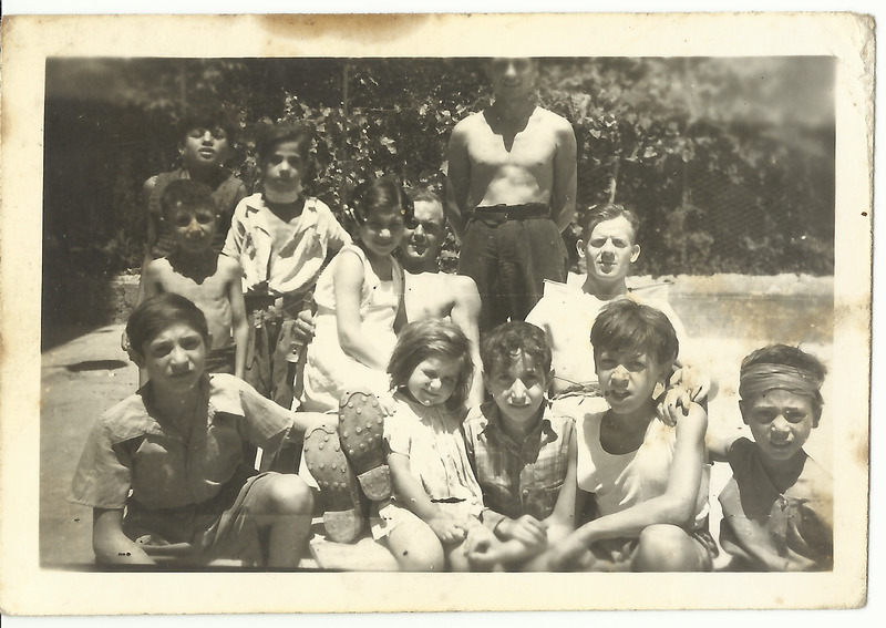 Ernest Milner, “Jock” and local children